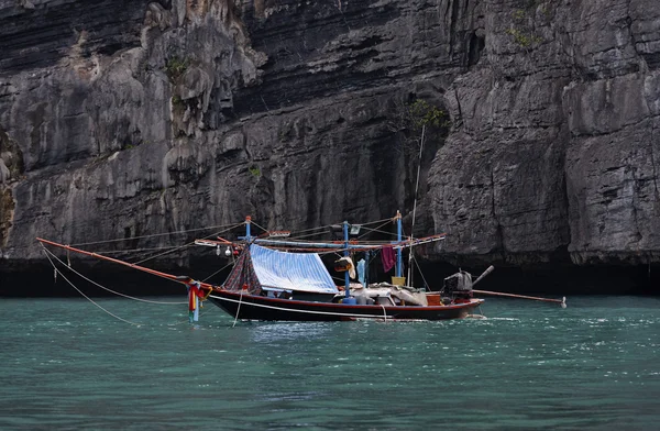 stock image Thailand, MU KOH ANGTHONG National Marine Park, local fishing boat