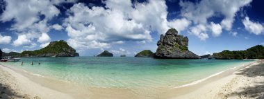 Tayland, mu koh angthong ulusal deniz parkı, panoramik görünüm