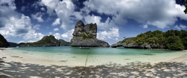 Tayland, mu koh angthong ulusal deniz parkı, panoramik görünüm