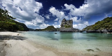 Tayland, mu koh angthong ulusal deniz parkı, panoramik görünüm