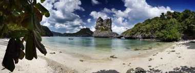 Tayland, mu koh angthong ulusal deniz parkı, panoramik görünüm