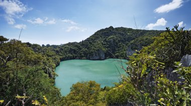 Tayland, mu koh angthong ulusal deniz parkı, talay nai lagoon