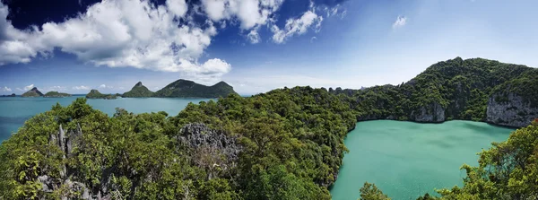 stock image Thailand, MU KOH ANGTHONG National Marine Park, Talay Nai Lagoon, panoramic view