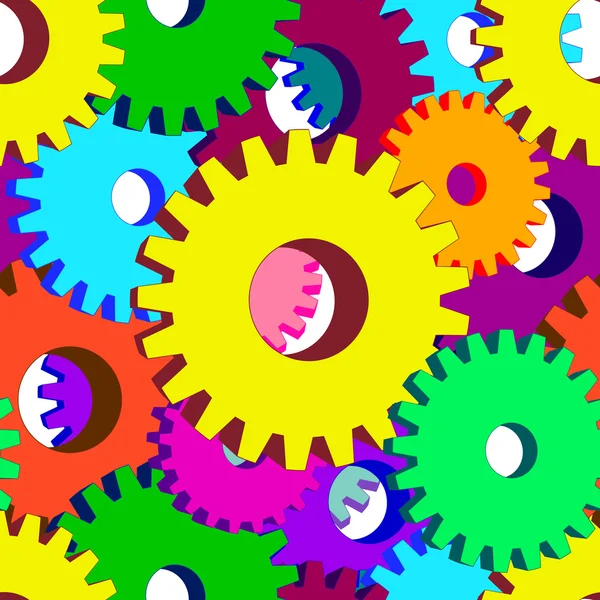 stock vector Colorful gears