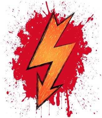 Lightning symbol clipart