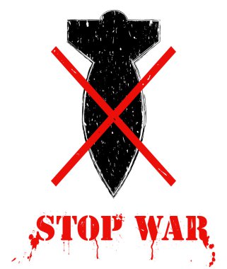 Stop war. clipart