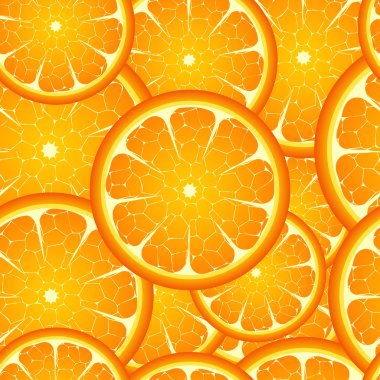 Seamless orange background clipart