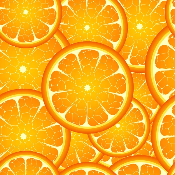 Naadloze oranje achtergrond — Stockvector