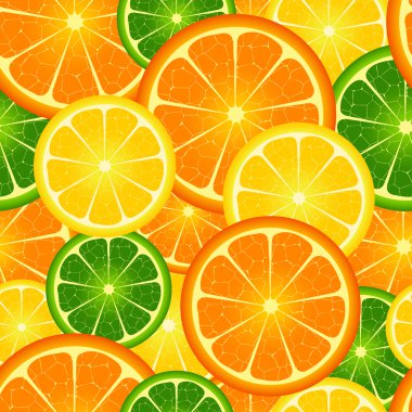 Seamless orange background clipart