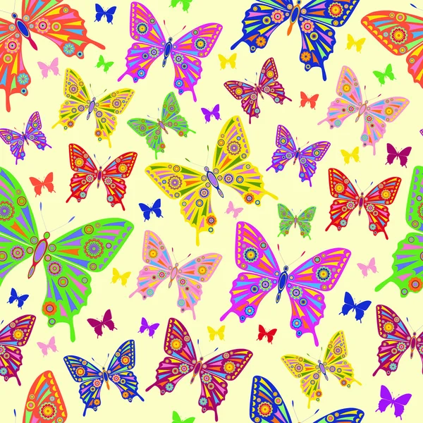 Farfalle astratte — Vettoriale Stock