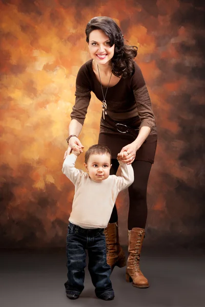 Immagine di madre felice con bambino — Foto Stock
