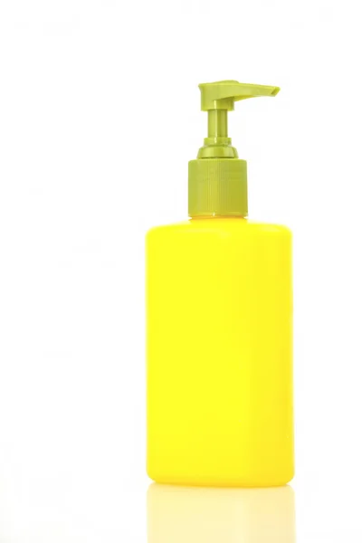 Žlutá láhev — Stock fotografie