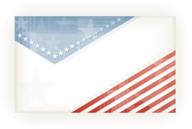 Stars and Stripes, background, business or gift card clipart