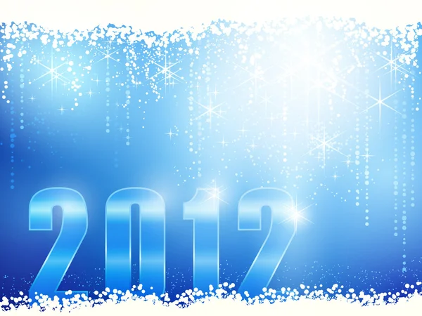 新年快乐 2012年卡 — 图库矢量图片