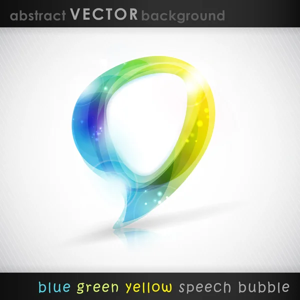 Vector speech bubble — Stock Vector