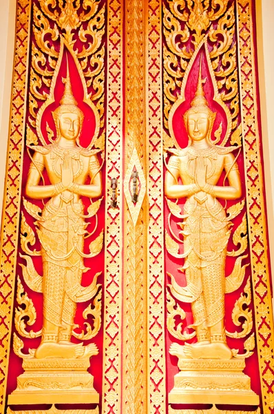 Tajski złote drzwi — Zdjęcie stockowe