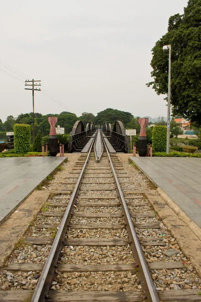 Смертельная железная дорога — стоковое фото