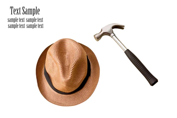 Isolated brown hat — Stock Photo, Image