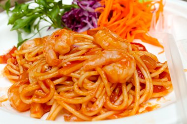 Spagetti ve karides