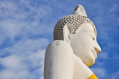 Antik Resim Buda heykeli ayutthaya, Tayland