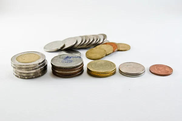 Peníze na stole — Stock fotografie