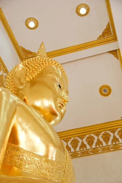 A buddha religion.watsamarn,chachaengsao,thailand szobrok — Stock Fotó