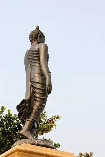 Buda'nın religion.watsamarn,chachaengsao,thailand heykelleri — Stok fotoğraf