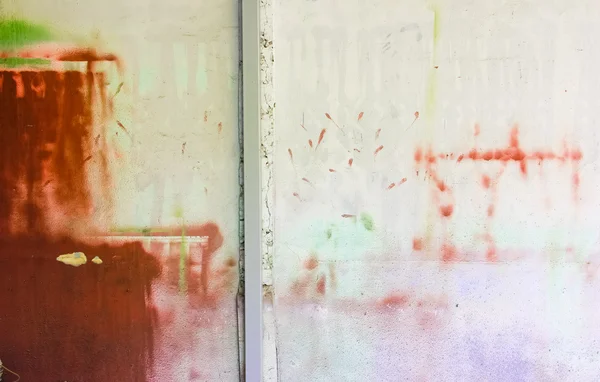 Παλιά τοίχοι ασβεστοκονιάματος με χρώμα — Φωτογραφία Αρχείου