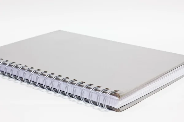 Notebook fehér háttérrel — Stock Fotó