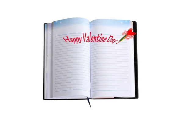 The white book of the month of love — Stock Photo, Image