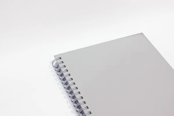 白色背景的笔记本 — 图库照片