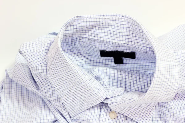 Men's shirt is blue — Stock Photo, Image