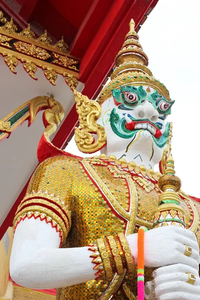Budowa świątyni znajduje się w chachoengsao, Tajlandia — Zdjęcie stockowe