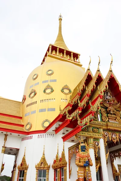 Budova chrámu se nachází v chachoengsao, Thajsko — Stock fotografie