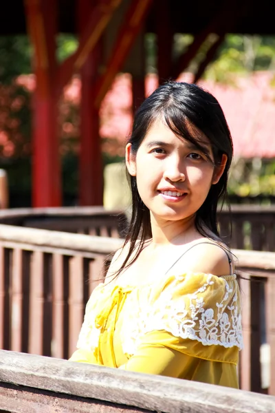 Un retrato una hermosa de chica asiática —  Fotos de Stock