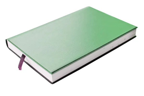 Nota livro na cor de fundo é branco — Fotografia de Stock