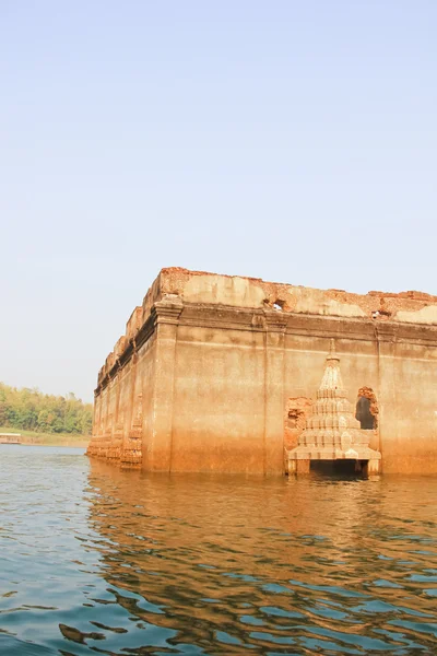 stock image Old building in the middle of the water