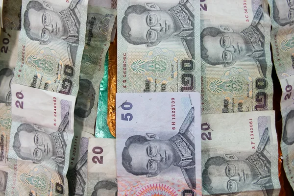 Baht dinero tailandés — Foto de Stock