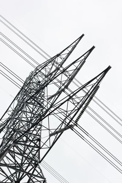 大高压塔 — 图库照片