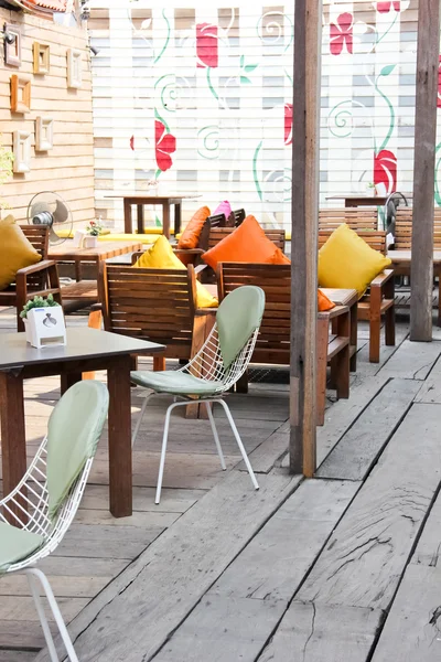 stock image Dining table in a restaurant