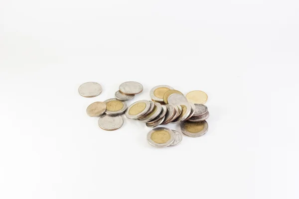 Thajský baht mince — Stock fotografie