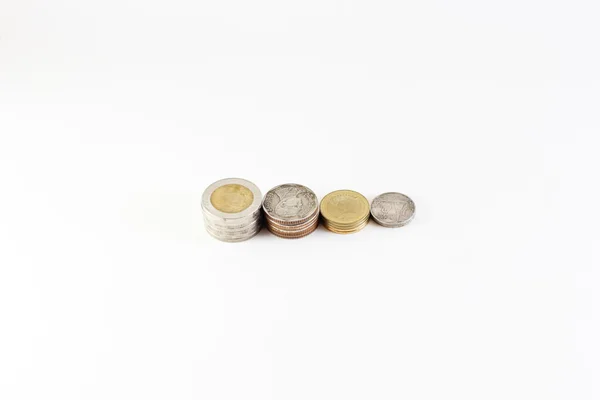 Thajský baht mince — Stock fotografie