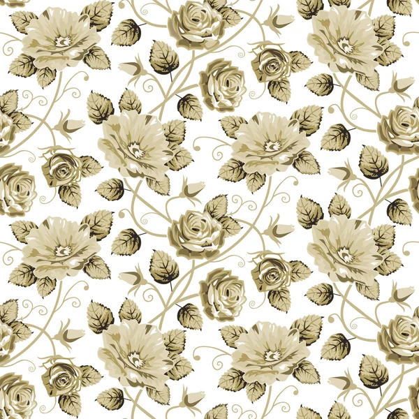 Retro floral pattern — Stock Vector