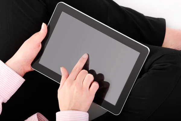 Tablet ad — Stock Photo, Image