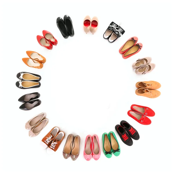 Cerchio di scarpe — Foto Stock