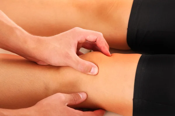 Terapia del ginocchio — Foto Stock