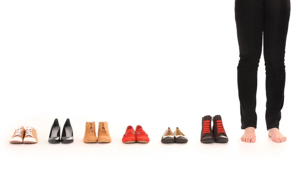 Ayakkabı seçimi — Stok fotoğraf