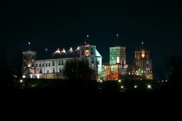 stock image Radzivil Castle. Mir town. Republic of Belarus.