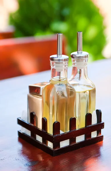 stock image Bottle with oil and vinegar_2
