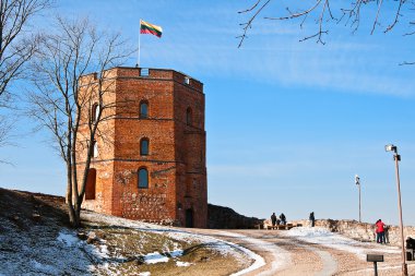 Gediminas Tower in Vilnius clipart